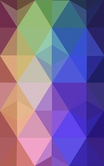 Multicolor polygonal design pattern, which consist of triangles and gradient in origami style.