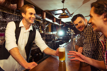 Men in pub