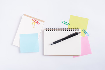 Notepad and sticky paper