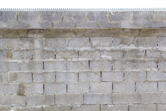  mur de cl&ocirc;ture sans cr&eacute;pi