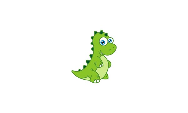 Cute Green little Dino