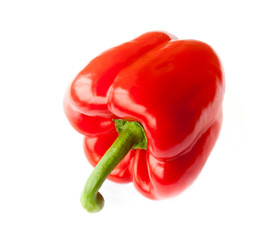 Red pepper, isolated on white background