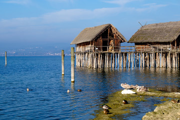 D, Bodensee, Unteruhldingen, Pfahlbauten in Unteruhldingen
