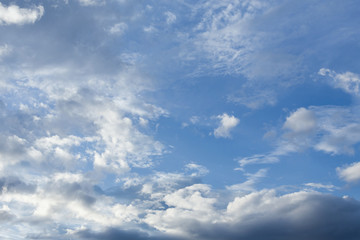 cloud on blue sky background