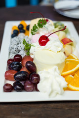 Ice cream dessert