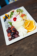 Ice cream dessert