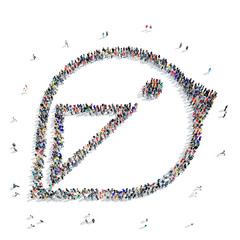 people  shape  bird icon