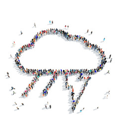 people shape clouds weather