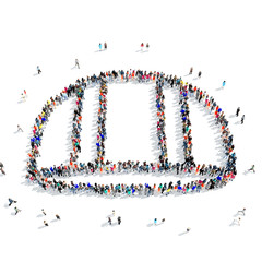 people  construction helmet icon
