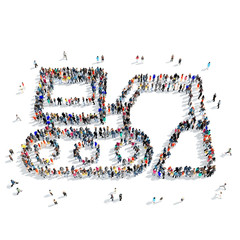 people   tractor icon