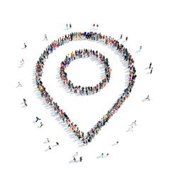 people  shape map pointer  icon