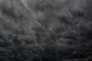 black clouds in the sky (background)