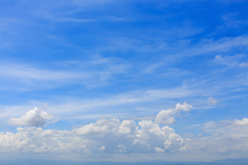 cloud on clear blue sky, cloudy dramatic sky background