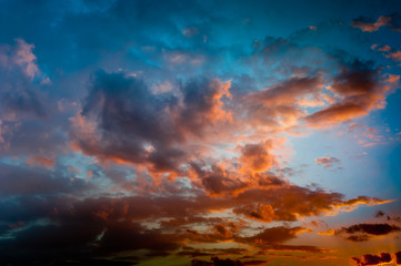 Fototapeta na wymiar Beautiful sunset