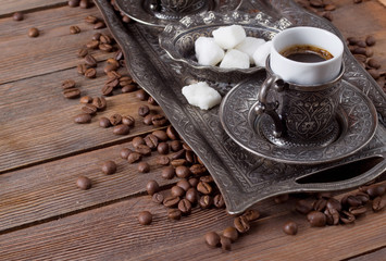 Obraz na płótnie Canvas Traditional turkish coffee