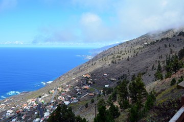 Coastline scene from La Palma Island.Canary Islands.Spain.