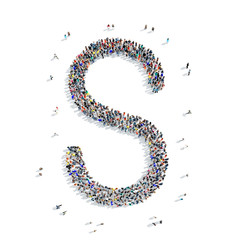 people  letter alphabet icon