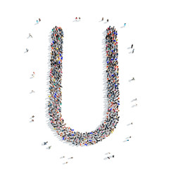 people  letter alphabet icon