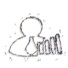 people  shape  businessman graphic icon