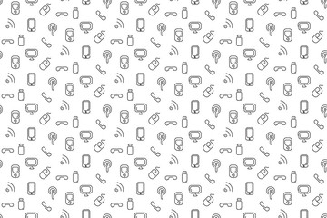 Electronics and mobile seamless background