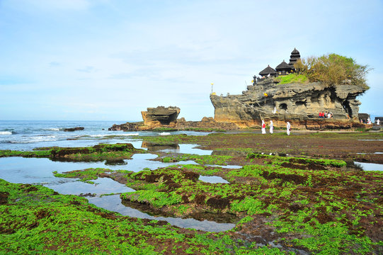 Tanah Lot Temple at Bali Island, Indonesia