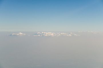 Obraz na płótnie Canvas Above The Clouds Blue Sky Landscape