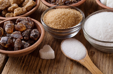 Various kinds of sugar