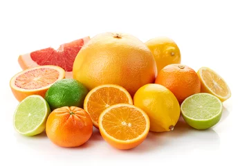 Foto op Plexiglas Fresh citrus fruits © baibaz