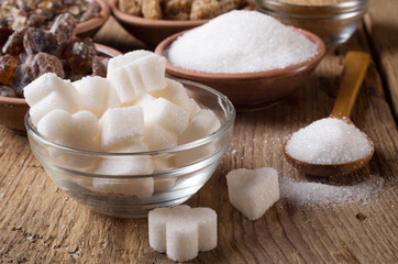 Various kinds of sugar