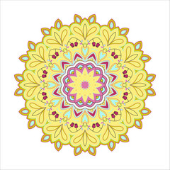 Bright abstract pattern, mandala.