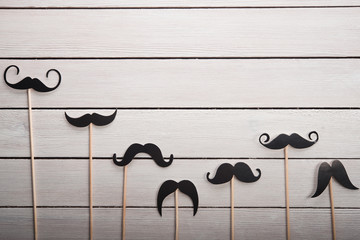Wedding accessories set moustache