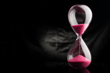 Hourglass clock