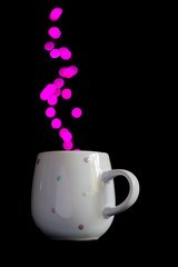 Polka dot mug