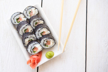 Sushi and roll