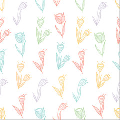 flower seamles pattern