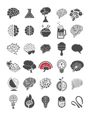 30 Best Brain Logo Elements