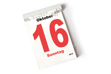 16. Oktober 2016