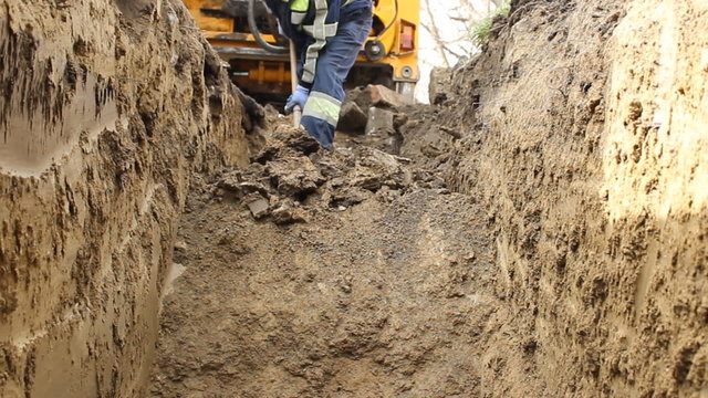 Work on the street 