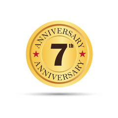 7 years anniversary logo