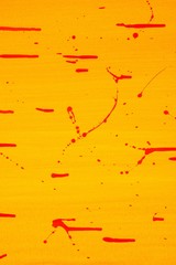 Gemälde "Lebensenergie" (Ausschnitt) von Carola Vahldiek (Gouache-Farben auf Leinwand) 