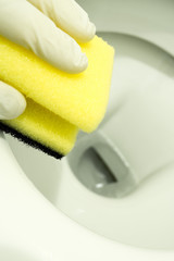 Reinigen WC