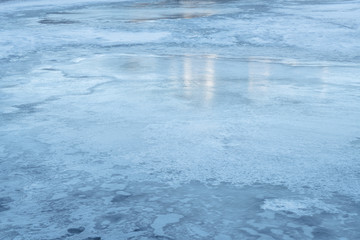 blue ice texture