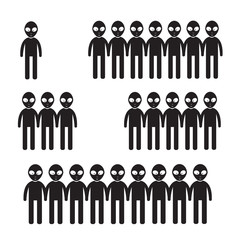Alien Icon Illustration design