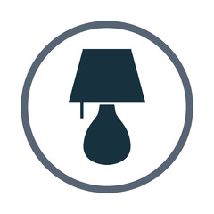 Table lamp icon