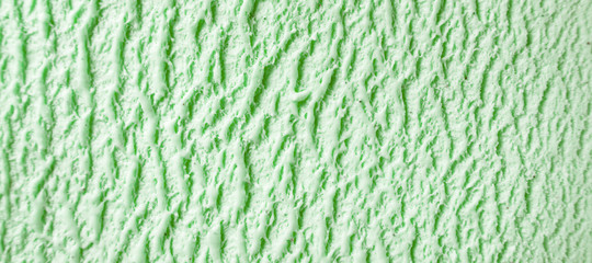 Green Frozen Ice Cream Background