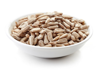 bowl of sunflower seeds