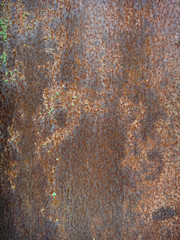 The surface of rusty metal 