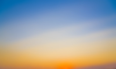 Fototapeta premium Beautiful colorful of abstract blur background, sunset color background, blurred sunset color