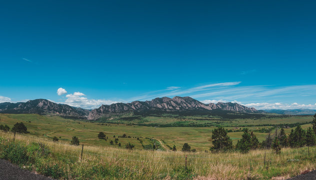 Flat Iron Range and Prairie, Boulder, CO