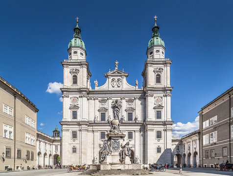 Salzburg Cathedral (Salzburger Dom) at Domplatz, Austria